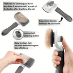 Dog & Cat Detangling Brush – Gentle Pet Grooming & Massage Tool