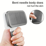 Dog & Cat Detangling Brush – Gentle Pet Grooming & Massage Tool