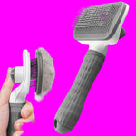 Dog and cat detangling brush for everyday grooming